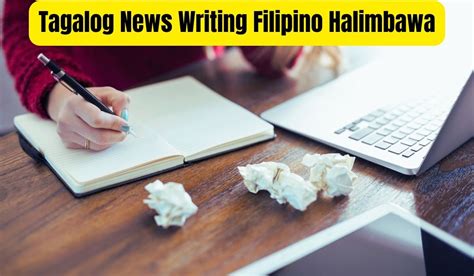 tagalog news writing filipino halimbawa
